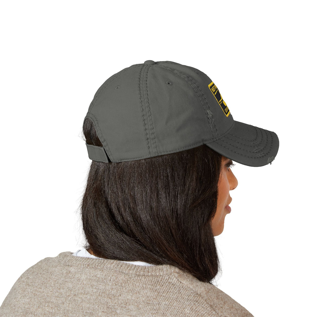 Cecil Odell Music West Virginia Line Distressed Dad Hat - Cecil Odell Music