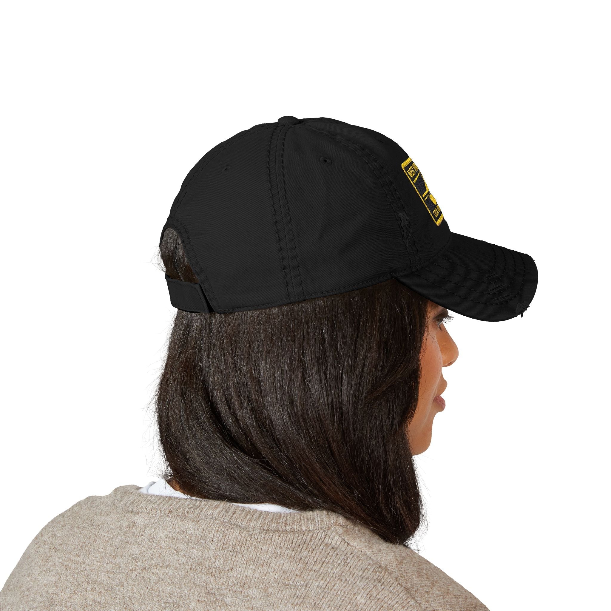 Cecil Odell Music West Virginia Line Distressed Dad Hat - Cecil Odell Music