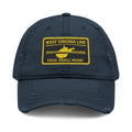 Cecil Odell Music West Virginia Line Distressed Dad Hat - Cecil Odell Music