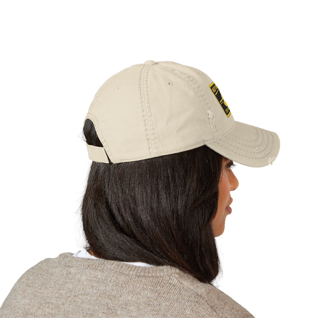 Cecil Odell Music West Virginia Line Distressed Dad Hat - Cecil Odell Music
