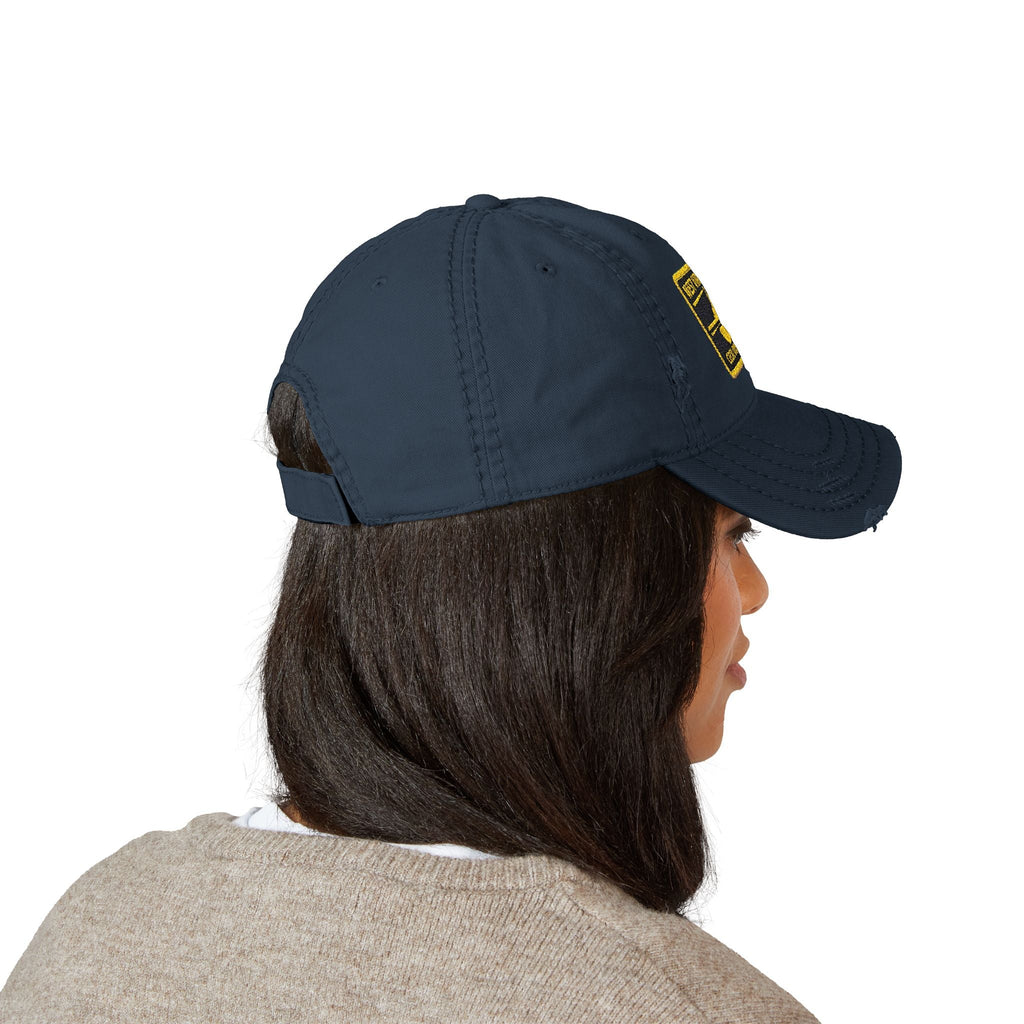 Cecil Odell Music West Virginia Line Distressed Dad Hat - Cecil Odell Music