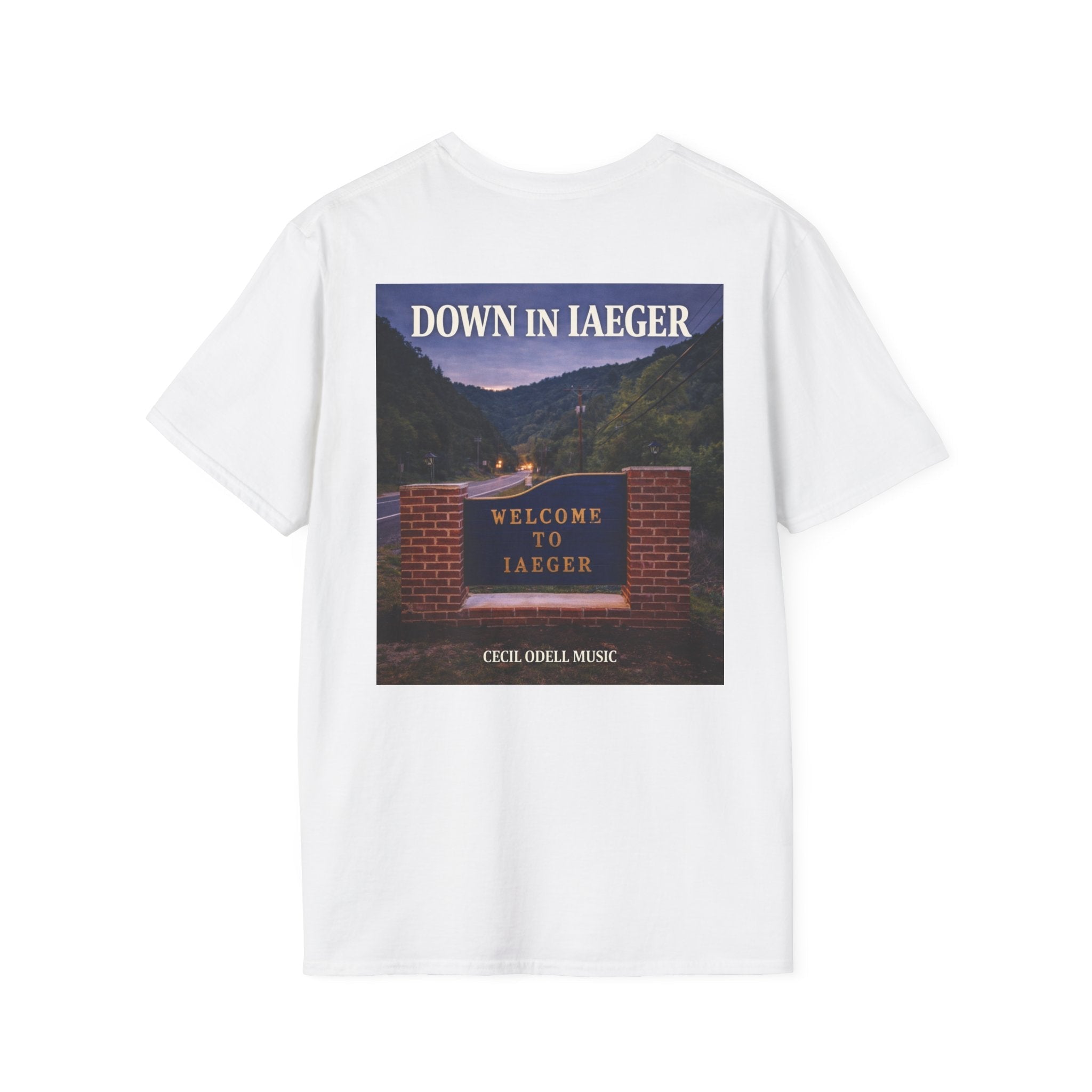 “Down In Iaeger” Cecil Odell Music supporter T-Shirt - Cecil Odell Music