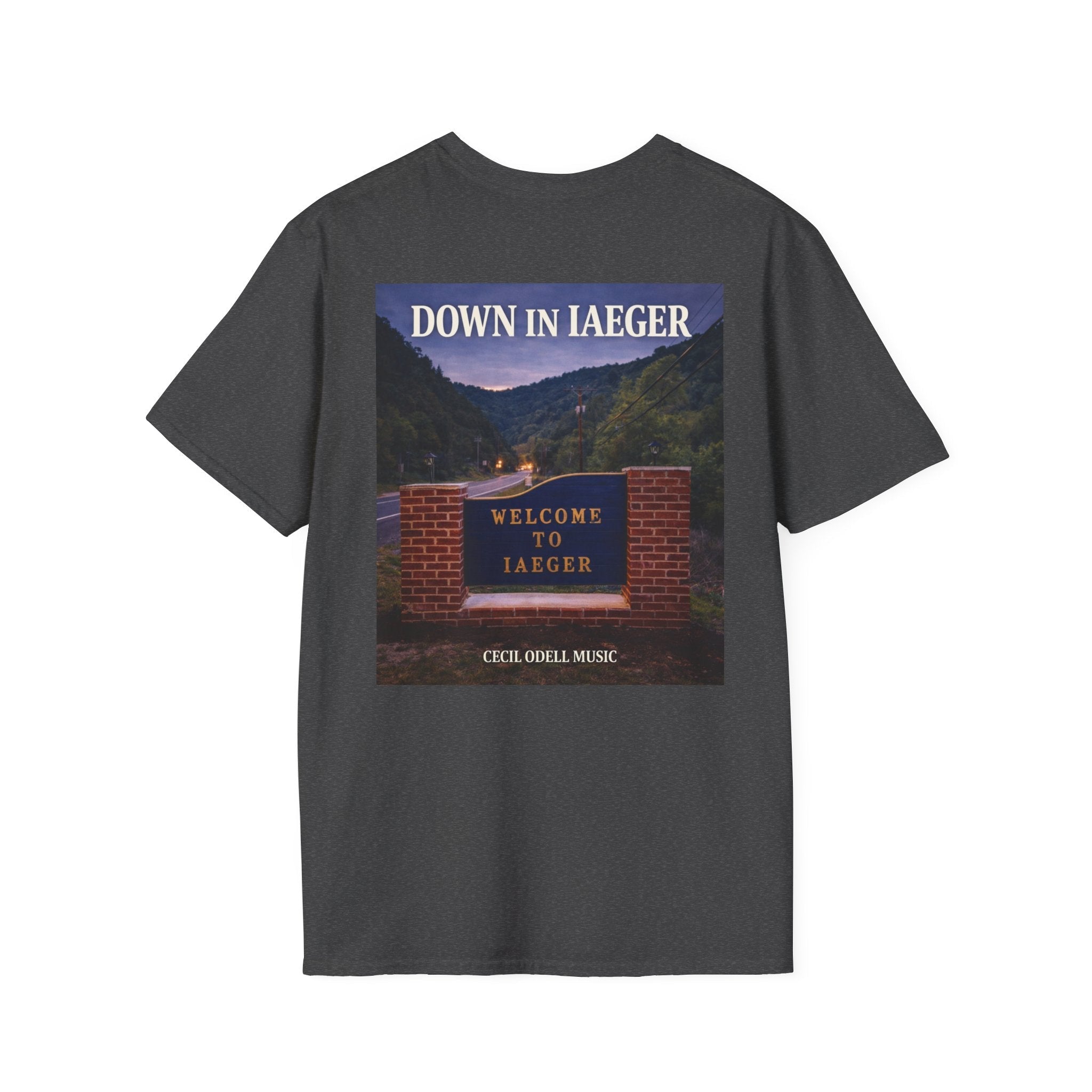“Down In Iaeger” Cecil Odell Music supporter T-Shirt - Cecil Odell Music