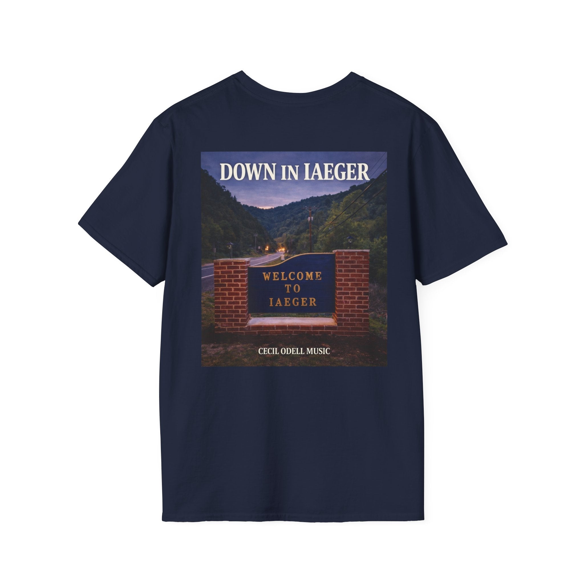 “Down In Iaeger” Cecil Odell Music supporter T-Shirt - Cecil Odell Music