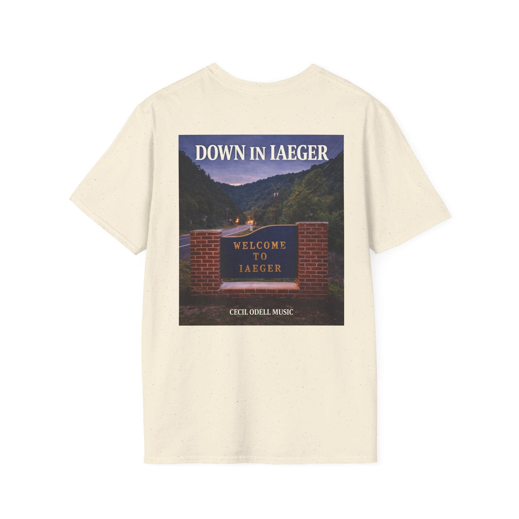 “Down In Iaeger” Cecil Odell Music supporter T-Shirt - Cecil Odell Music