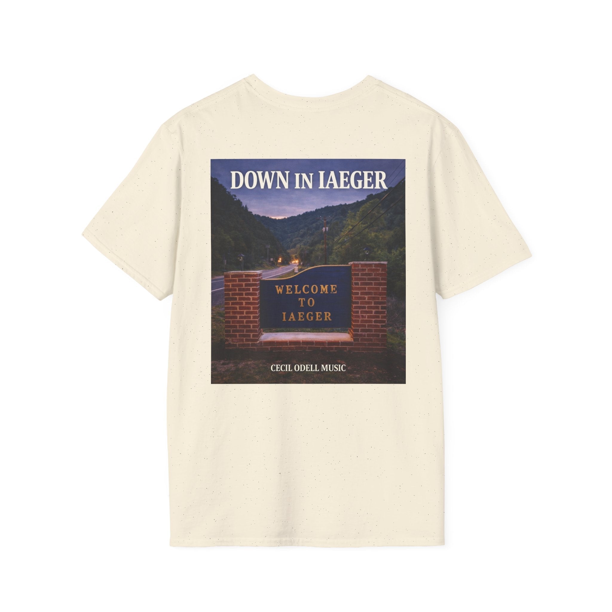 “Down In Iaeger” Cecil Odell Music supporter T-Shirt - Cecil Odell Music