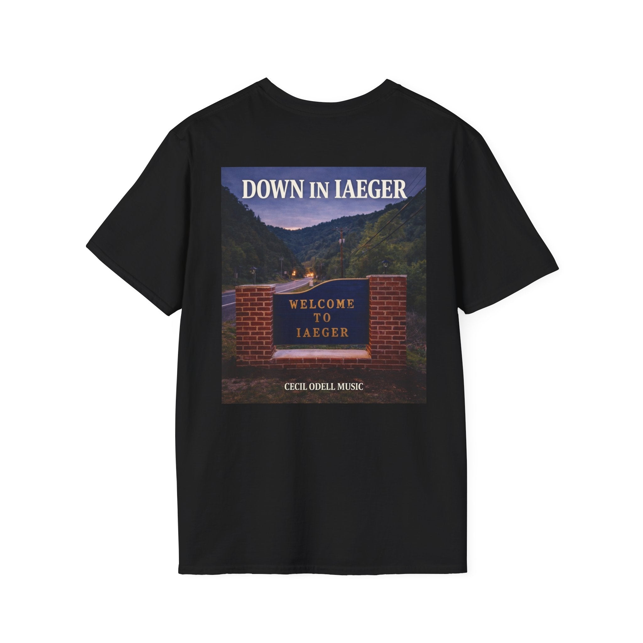 “Down In Iaeger” Cecil Odell Music supporter T-Shirt - Cecil Odell Music