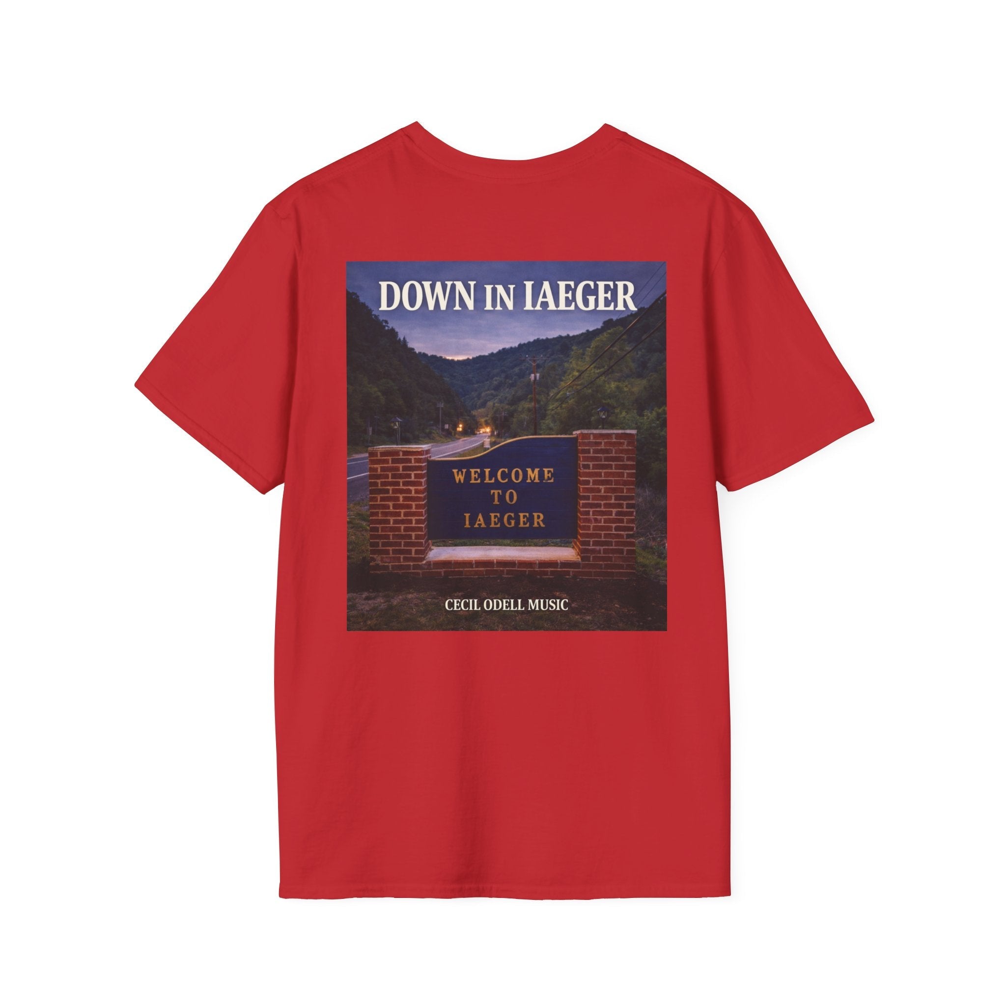 “Down In Iaeger” Cecil Odell Music supporter T-Shirt - Cecil Odell Music