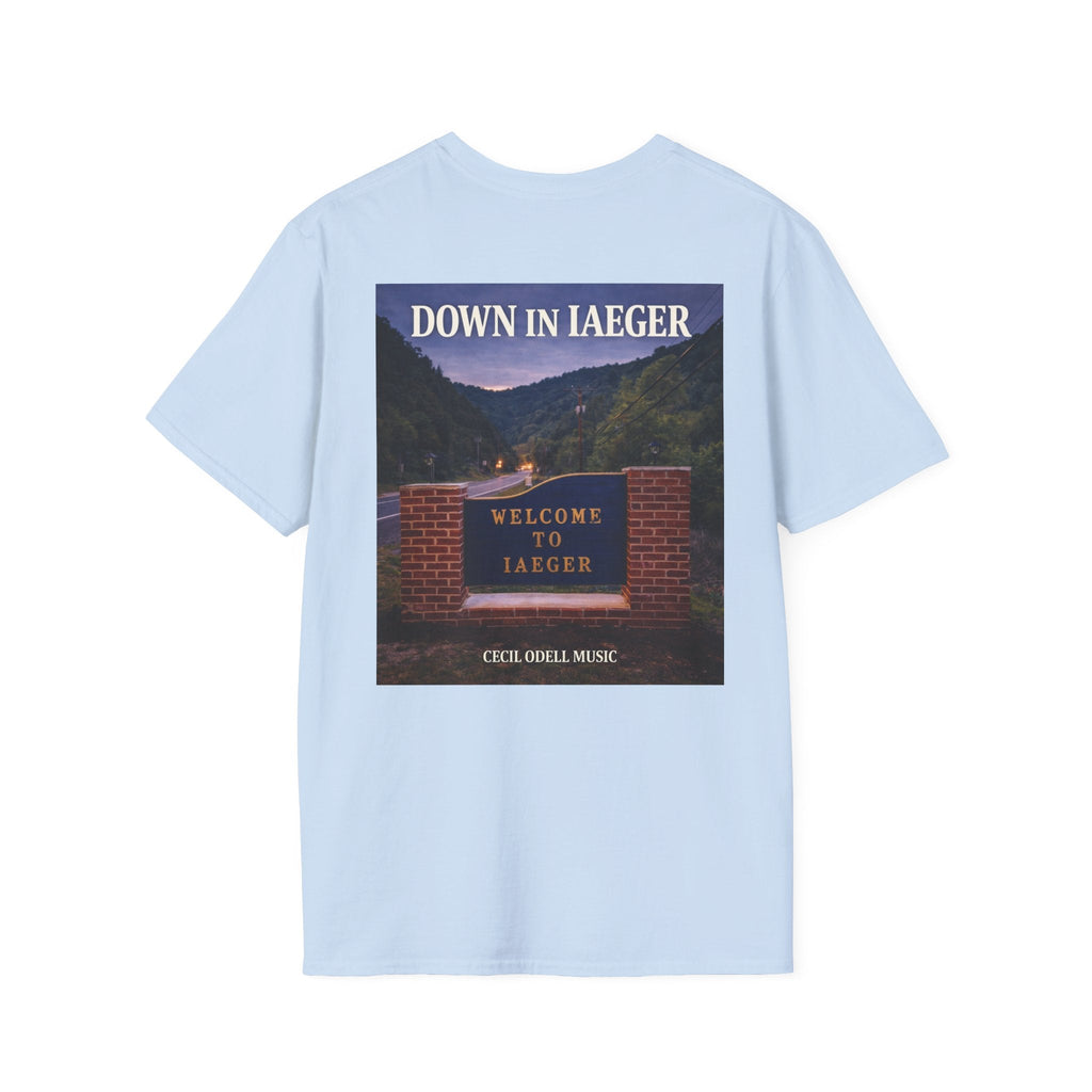 “Down In Iaeger” Cecil Odell Music supporter T-Shirt - Cecil Odell Music