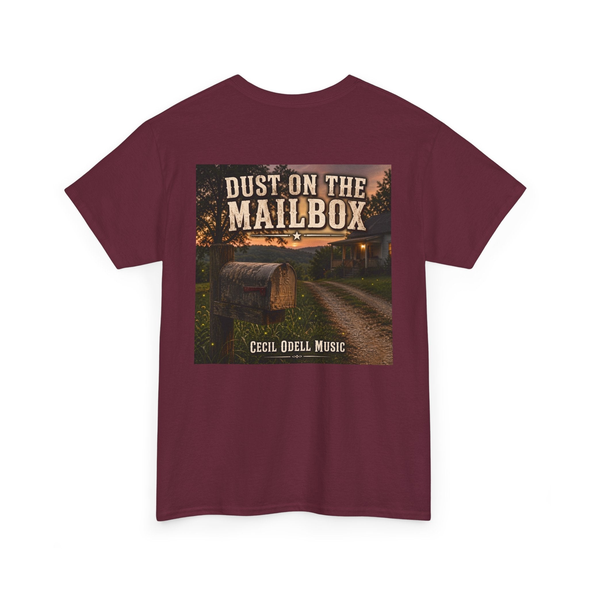 "Dust on the Mailbox" Tee: Cecil Odell Music Shirt - Cecil Odell Music