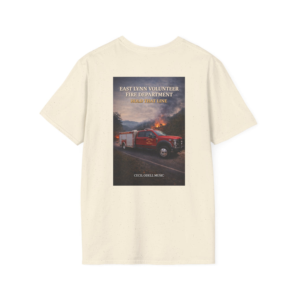 Fire Rescue T-Shirt: East Lynn Volunteer Fire Department West Virginia Line Crew Shirt - Cecil Odell Music