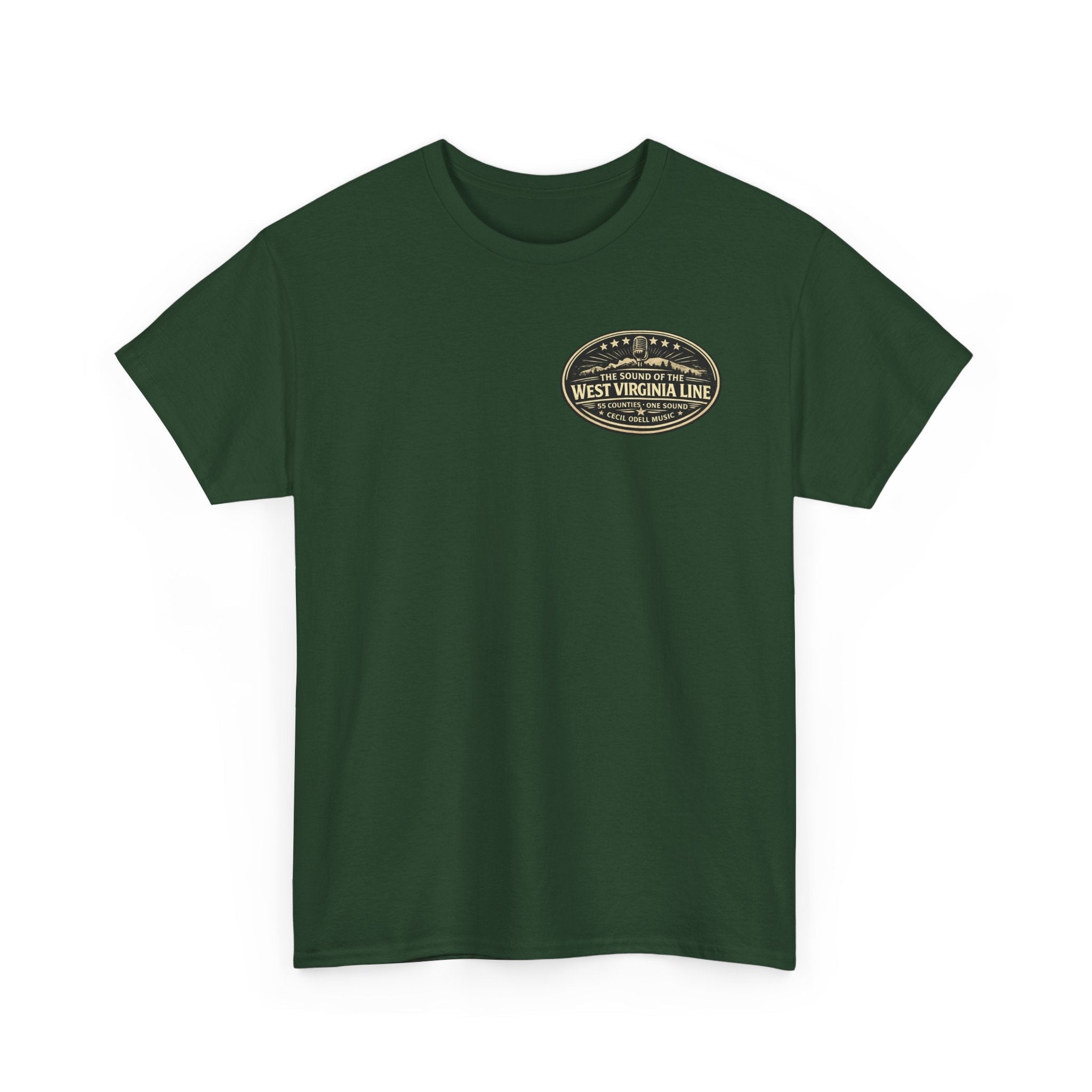 Firefighter T-Shirt: 'Hold That Line' Brookeville Volunteer Fire Dept. Memorial Tee - Cecil Odell Music