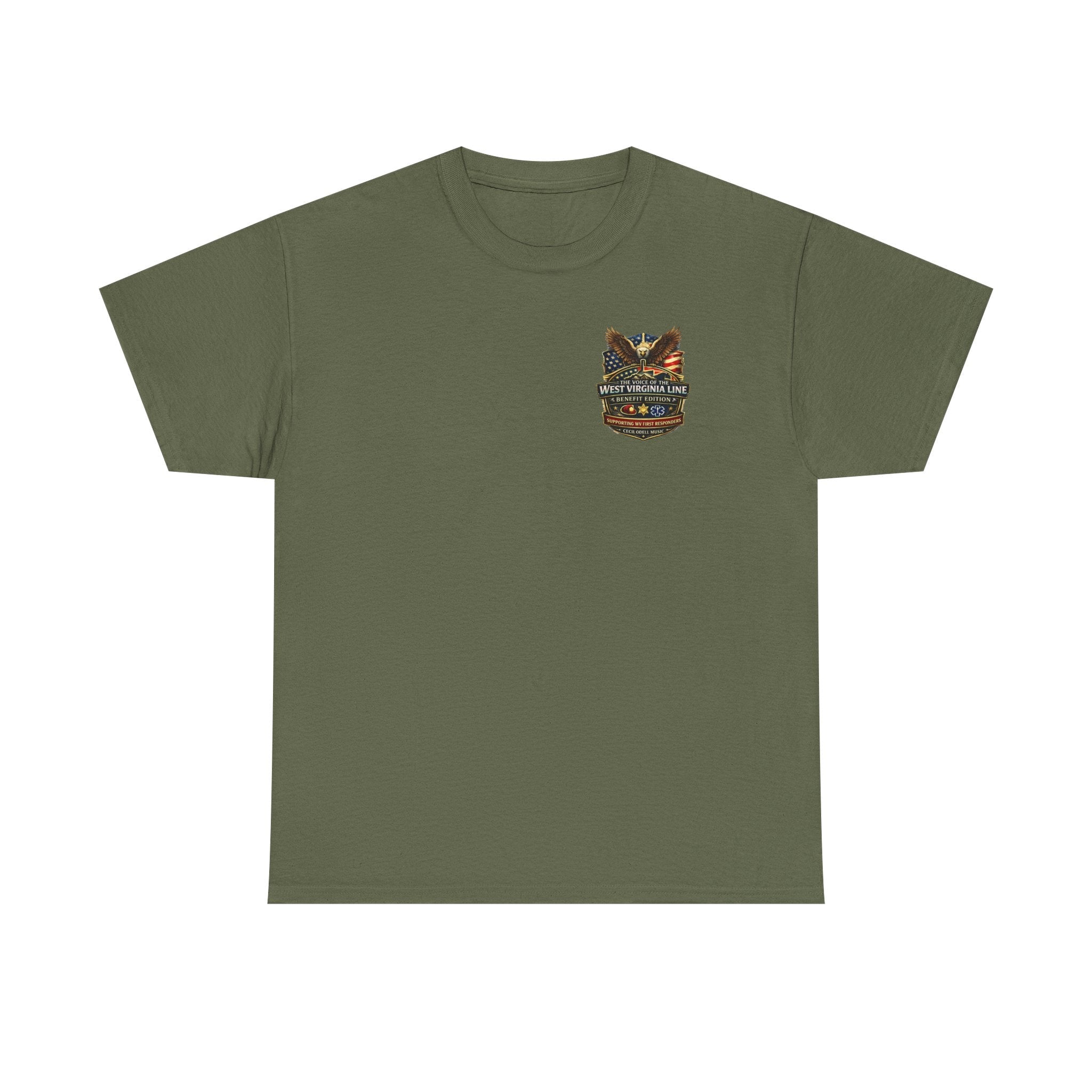 Firefighter T-Shirt: Rivesville Volunteer Fire Department “Hold That Line” Tribute Tee - Cecil Odell Music