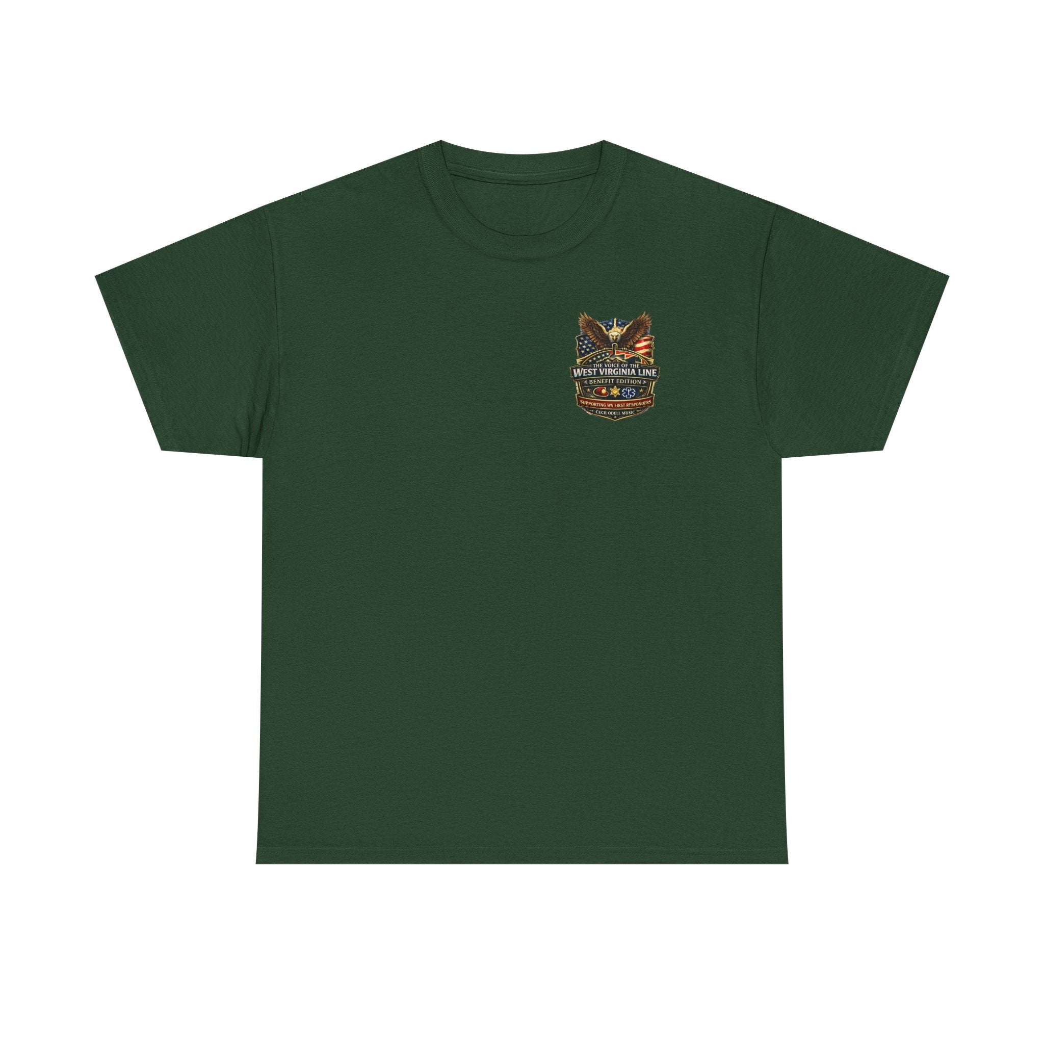 Firefighter T-Shirt: Rivesville Volunteer Fire Department “Hold That Line” Tribute Tee - Cecil Odell Music