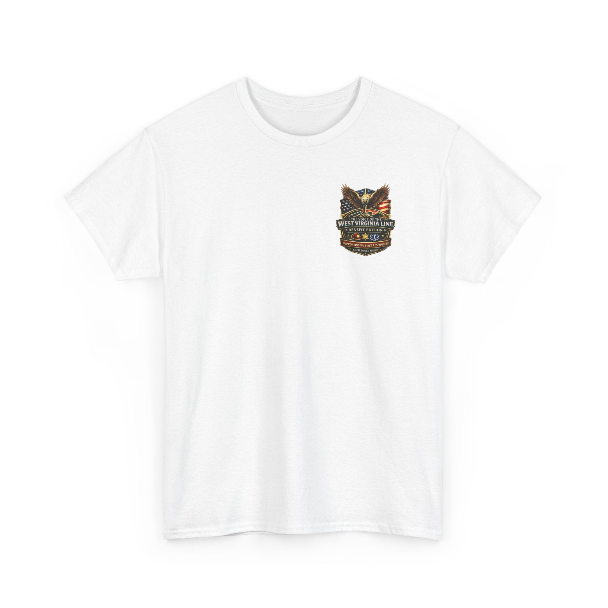 Firefighter T-Shirt: Rivesville Volunteer Fire Department “Hold That Line” Tribute Tee - Cecil Odell Music