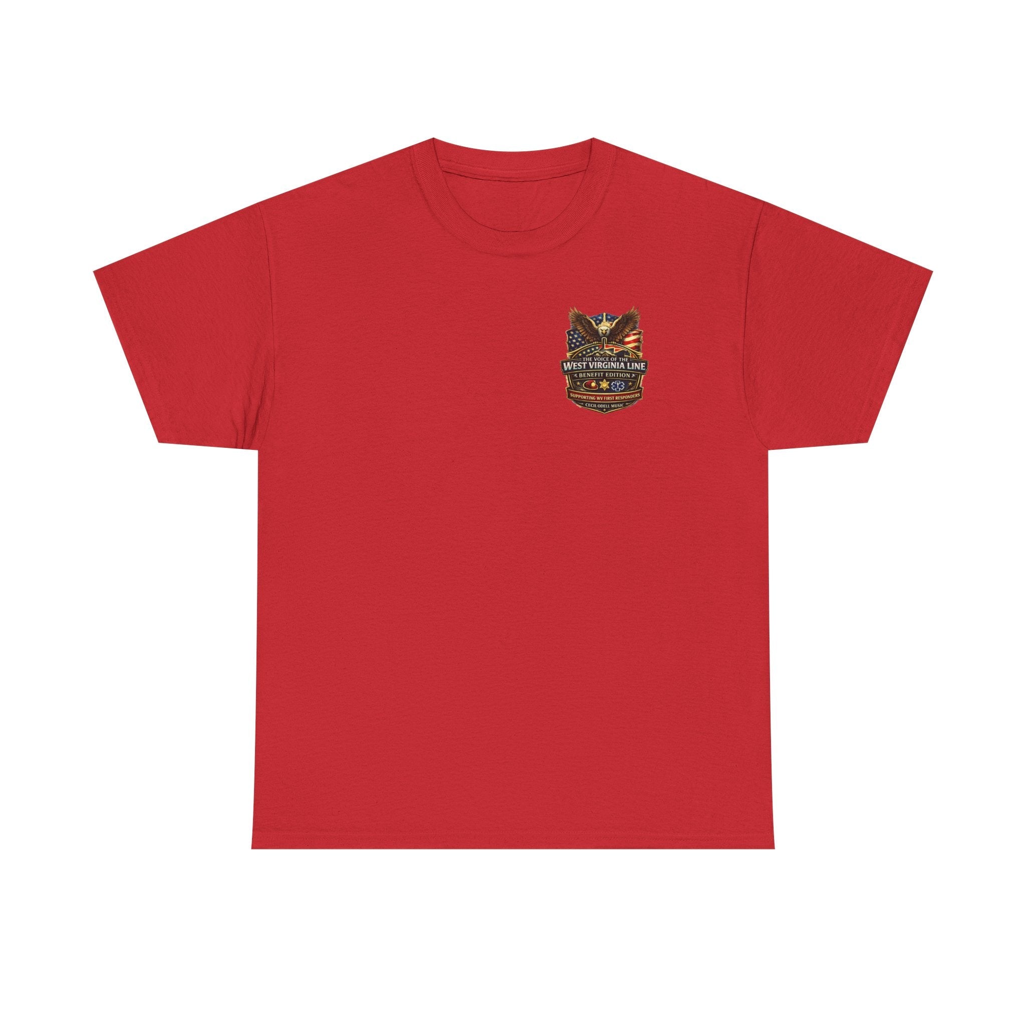 Firefighter T-Shirt: Rivesville Volunteer Fire Department “Hold That Line” Tribute Tee - Cecil Odell Music