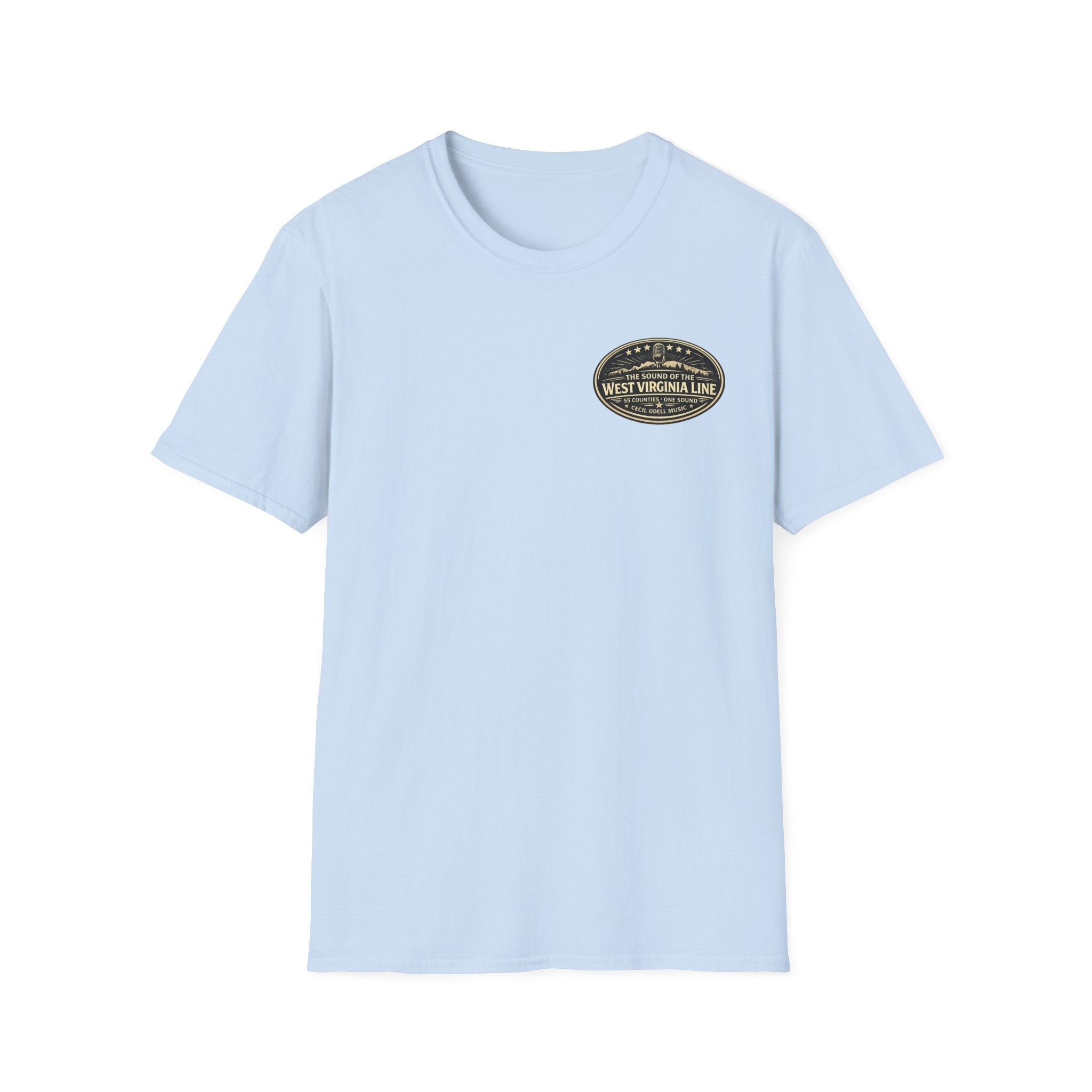 Kingwood Fire Line T-Shirt: Firetruck Graphic Tee ("Kingwood Fire Line" Back Print) - Cecil Odell Music