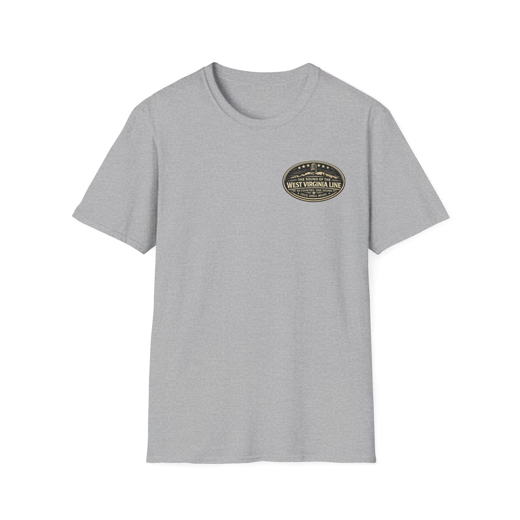 Kingwood Fire Line T-Shirt: Firetruck Graphic Tee ("Kingwood Fire Line" Back Print) - Cecil Odell Music
