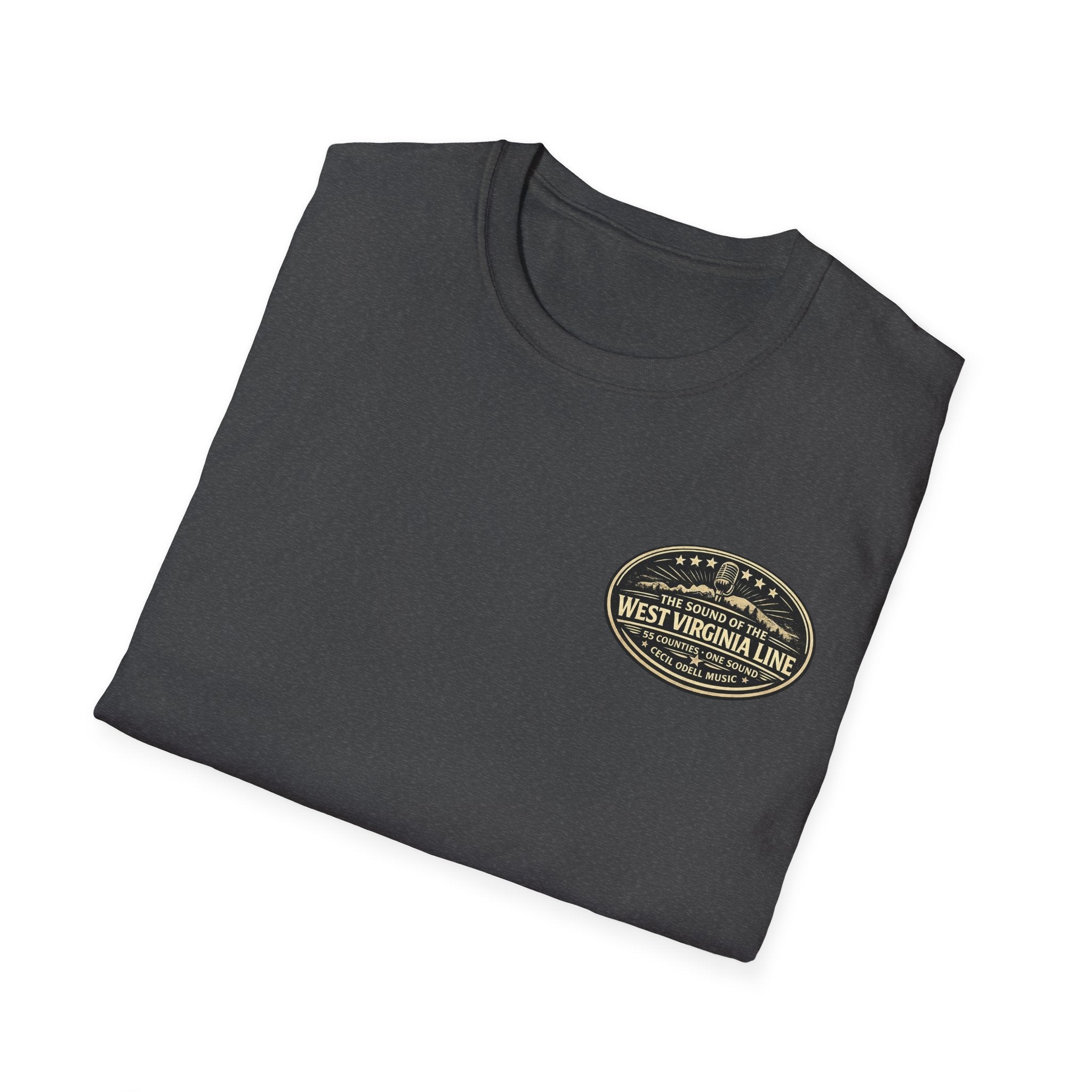 Kingwood Fire Line T-Shirt: Firetruck Graphic Tee ("Kingwood Fire Line" Back Print) - Cecil Odell Music