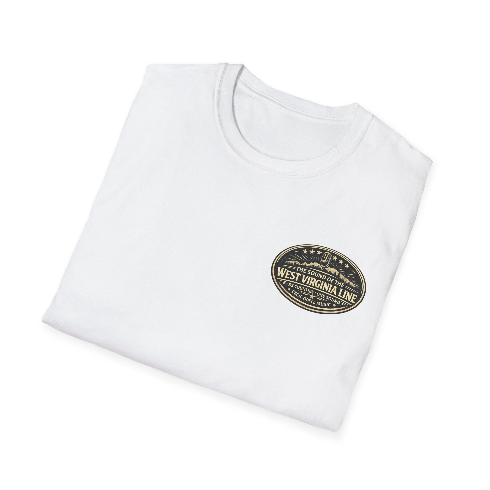 Kingwood Fire Line T-Shirt: Firetruck Graphic Tee ("Kingwood Fire Line" Back Print) - Cecil Odell Music