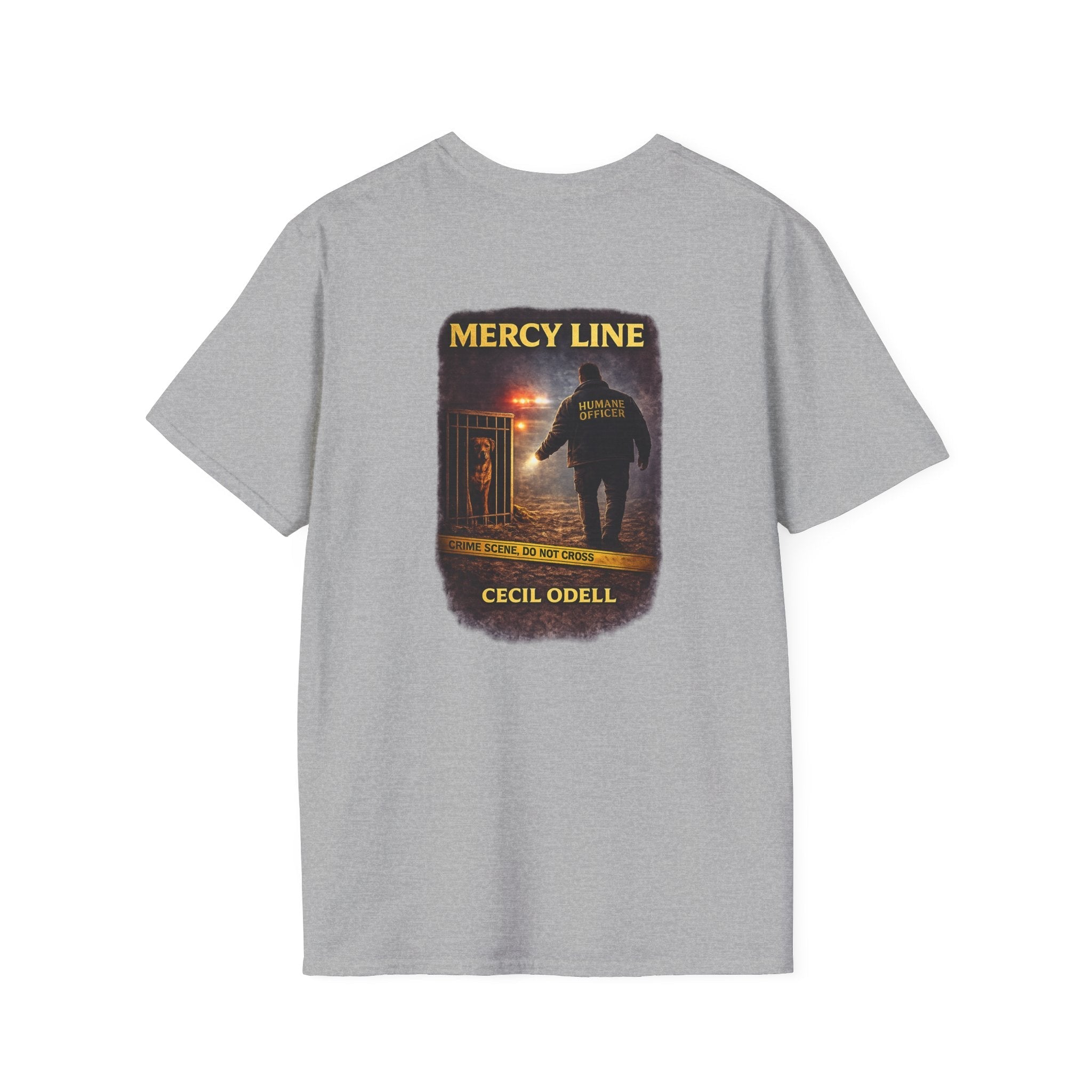 Mercy Line Graphic T-Shirt: Cecil Odell Album Art Tee - Cecil Odell Music