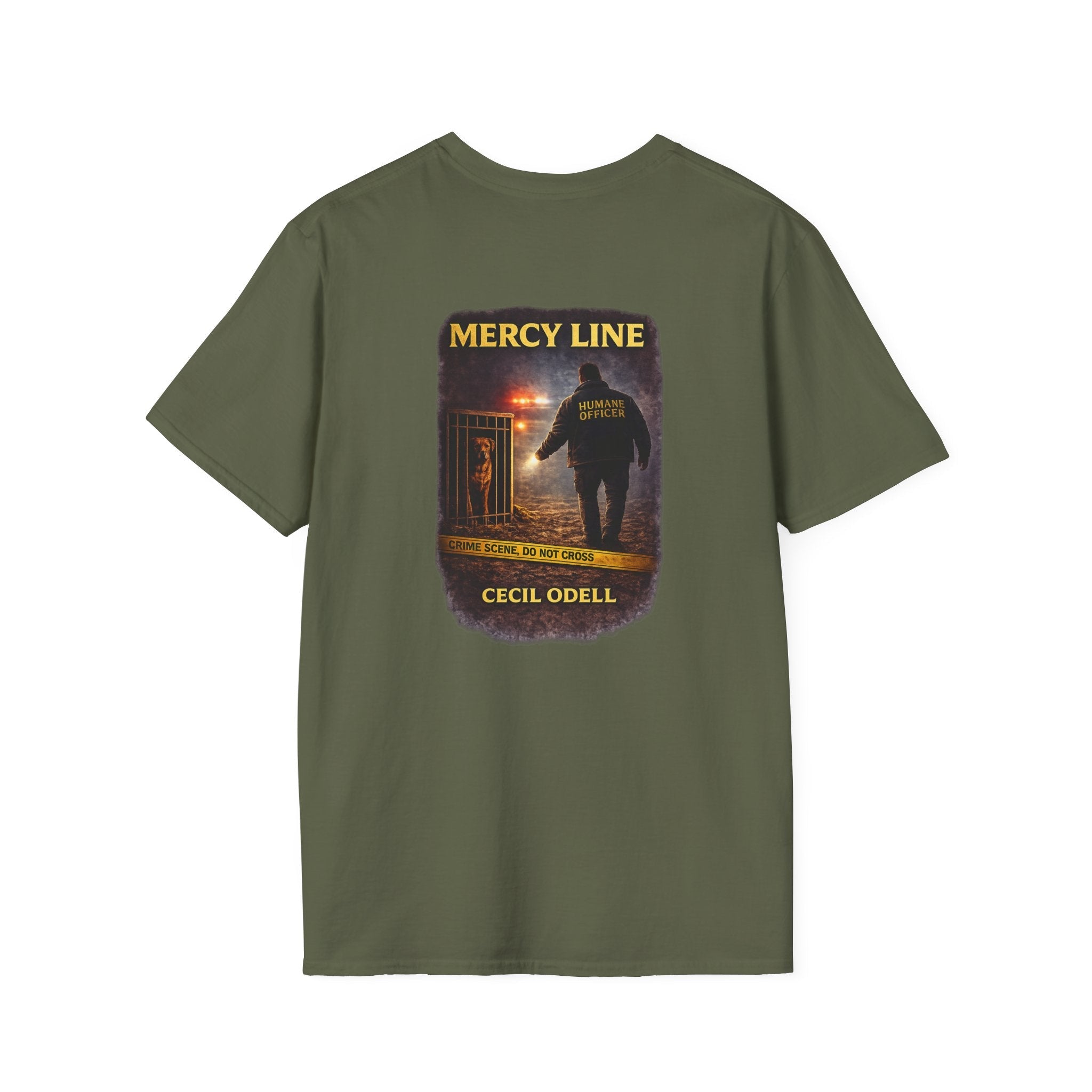 Mercy Line Graphic T-Shirt: Cecil Odell Album Art Tee - Cecil Odell Music