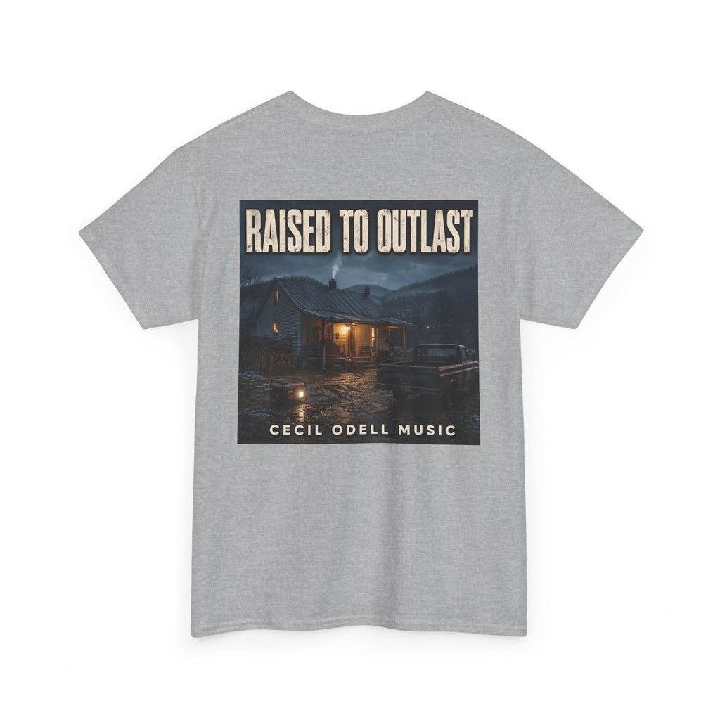 "Raised to Outlast" Tee: Cecil Odell Music Shirt - Cecil Odell Music