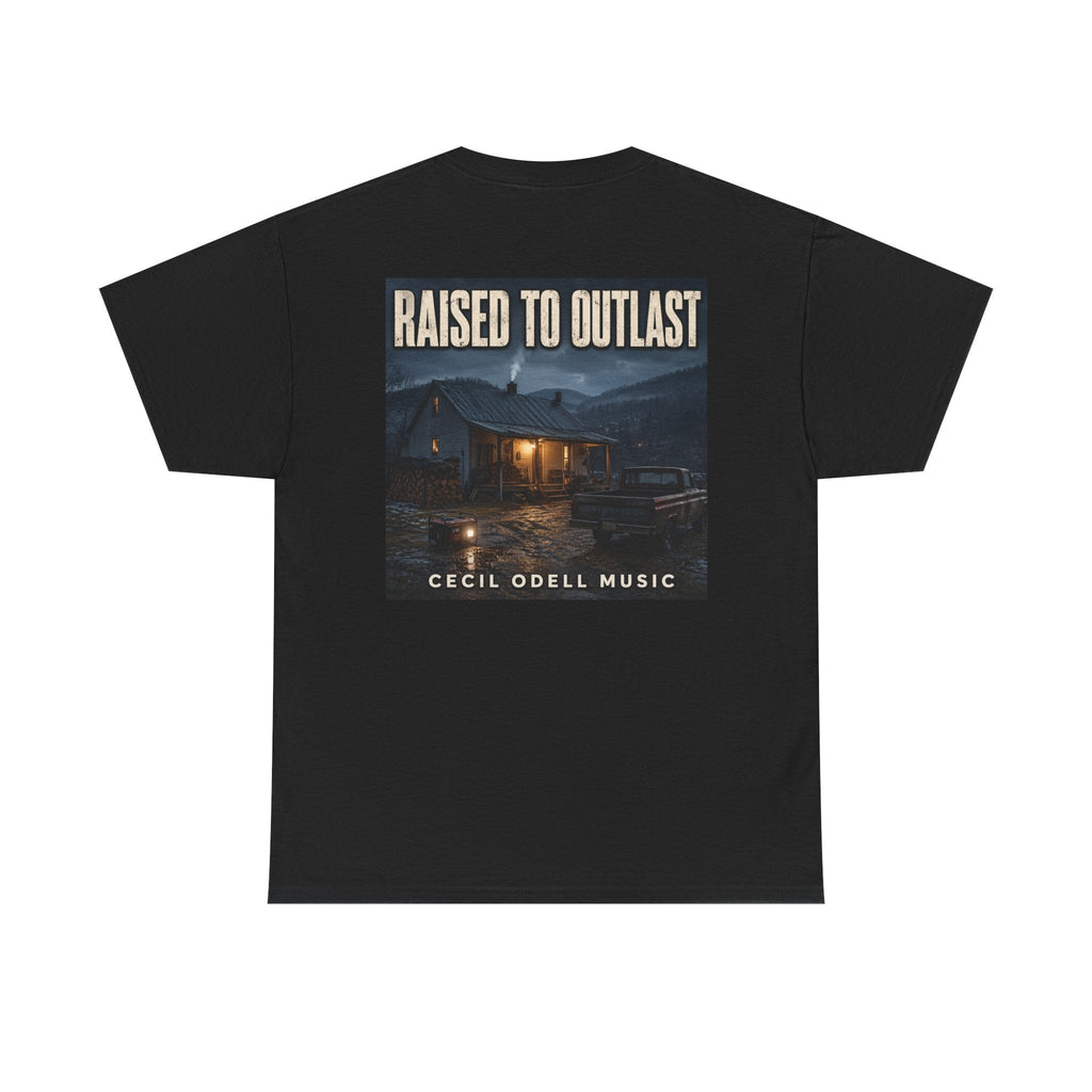 "Raised to Outlast" Tee: Cecil Odell Music Shirt - Cecil Odell Music