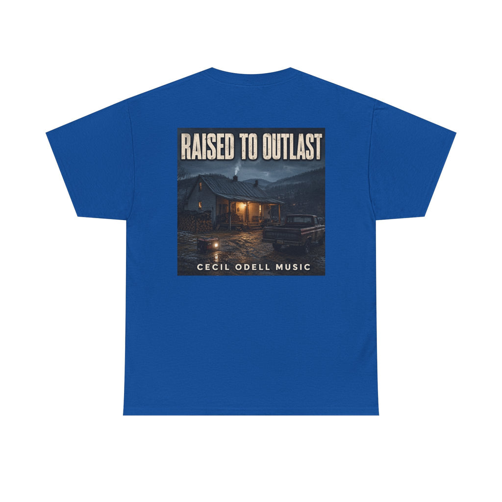 "Raised to Outlast" Tee: Cecil Odell Music Shirt - Cecil Odell Music