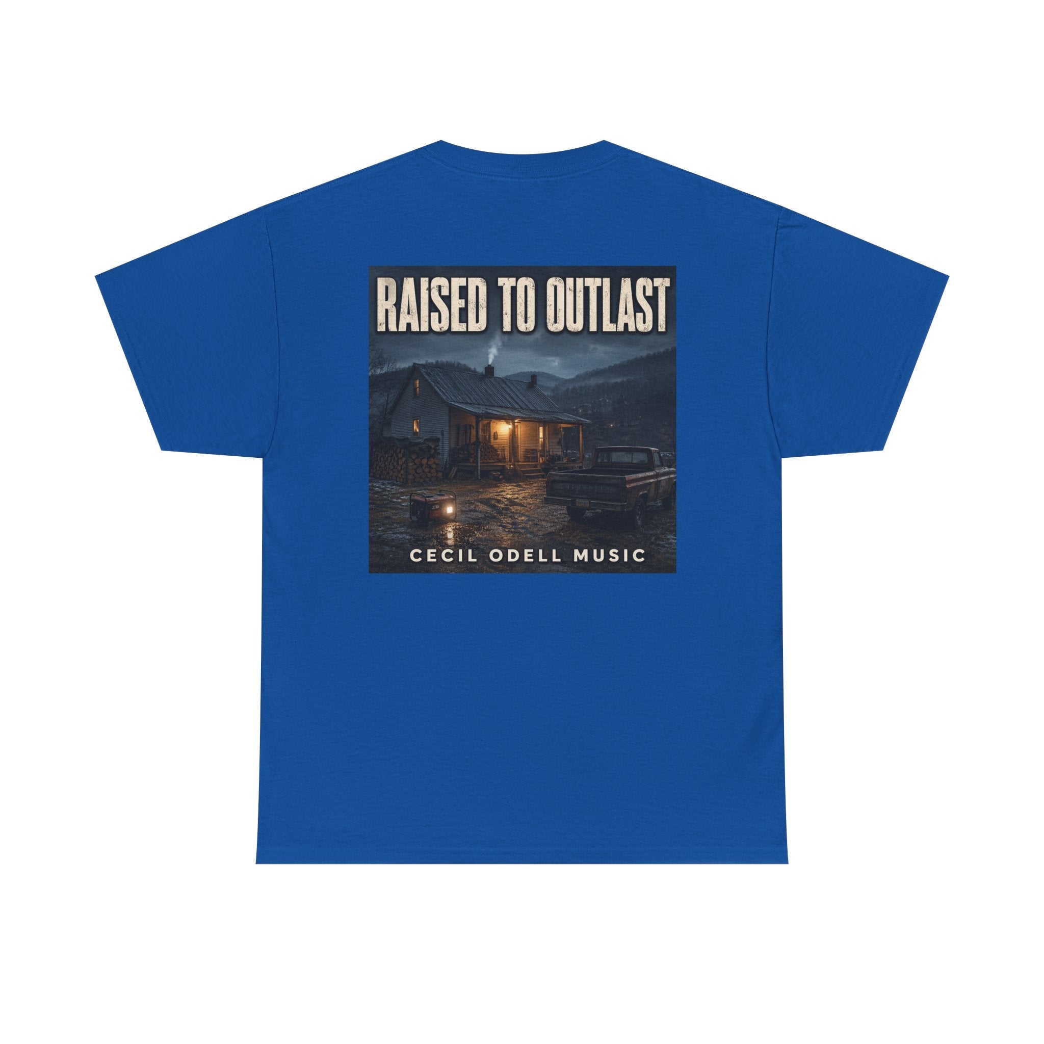 "Raised to Outlast" Tee: Cecil Odell Music Shirt - Cecil Odell Music