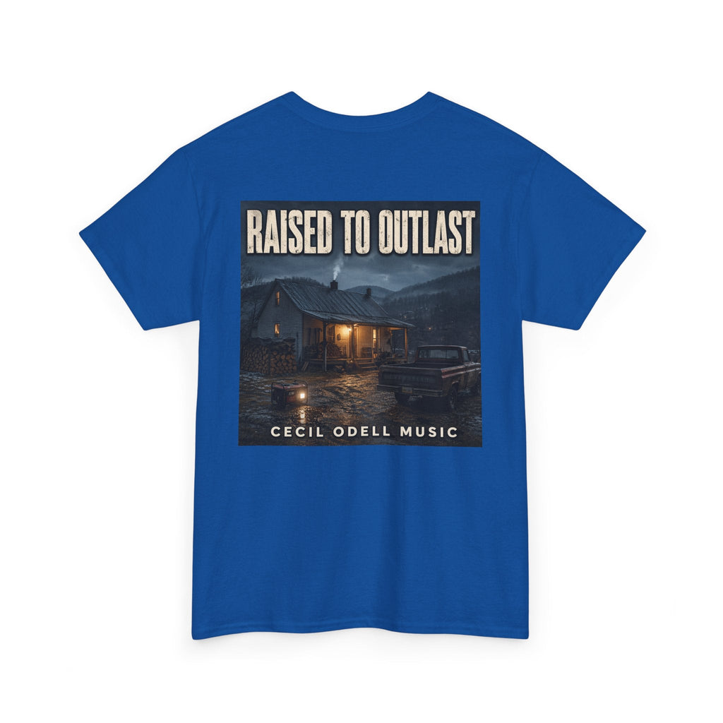 "Raised to Outlast" Tee: Cecil Odell Music Shirt - Cecil Odell Music