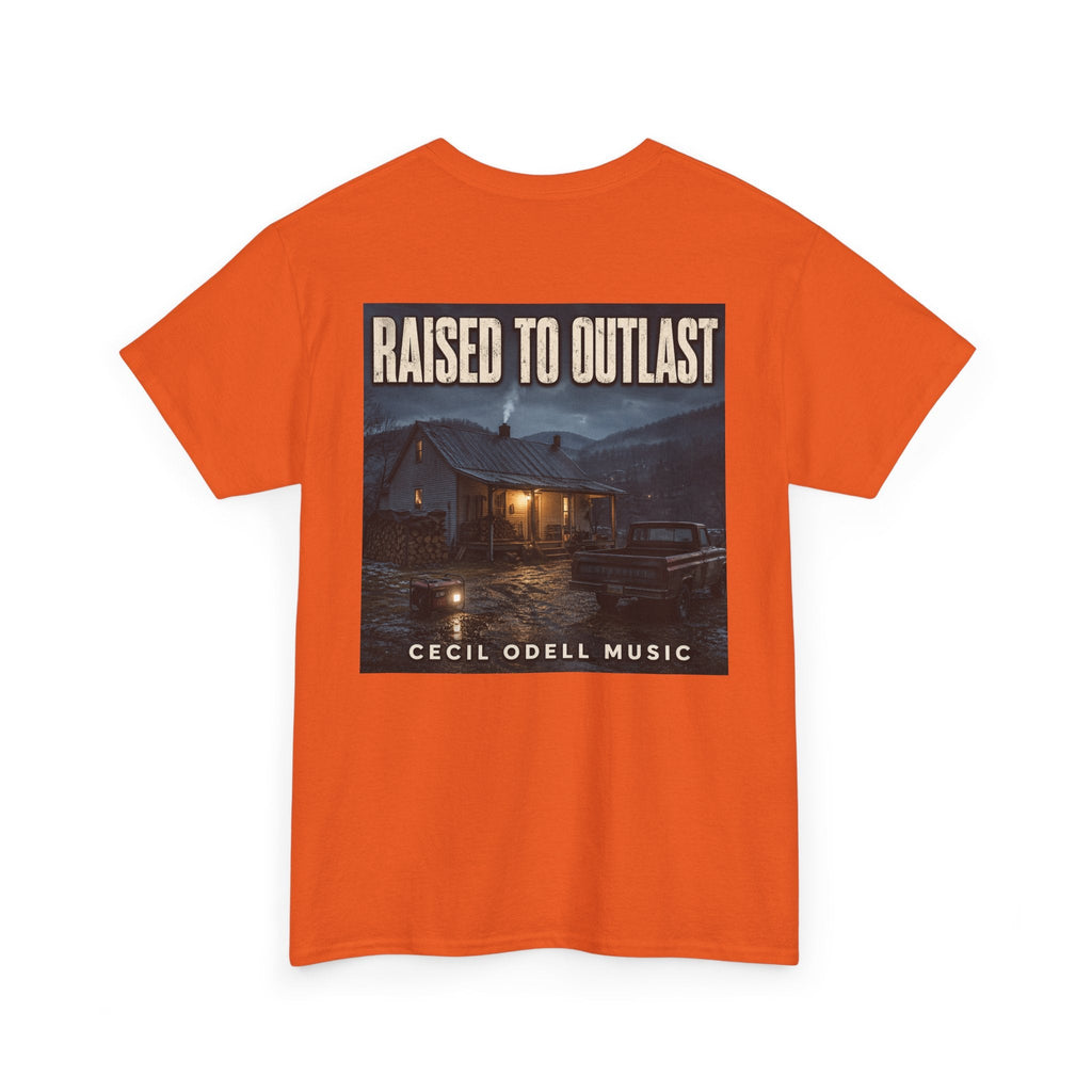 "Raised to Outlast" Tee: Cecil Odell Music Shirt - Cecil Odell Music