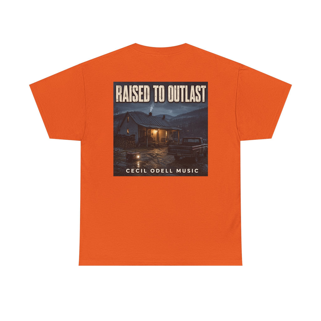 "Raised to Outlast" Tee: Cecil Odell Music Shirt - Cecil Odell Music