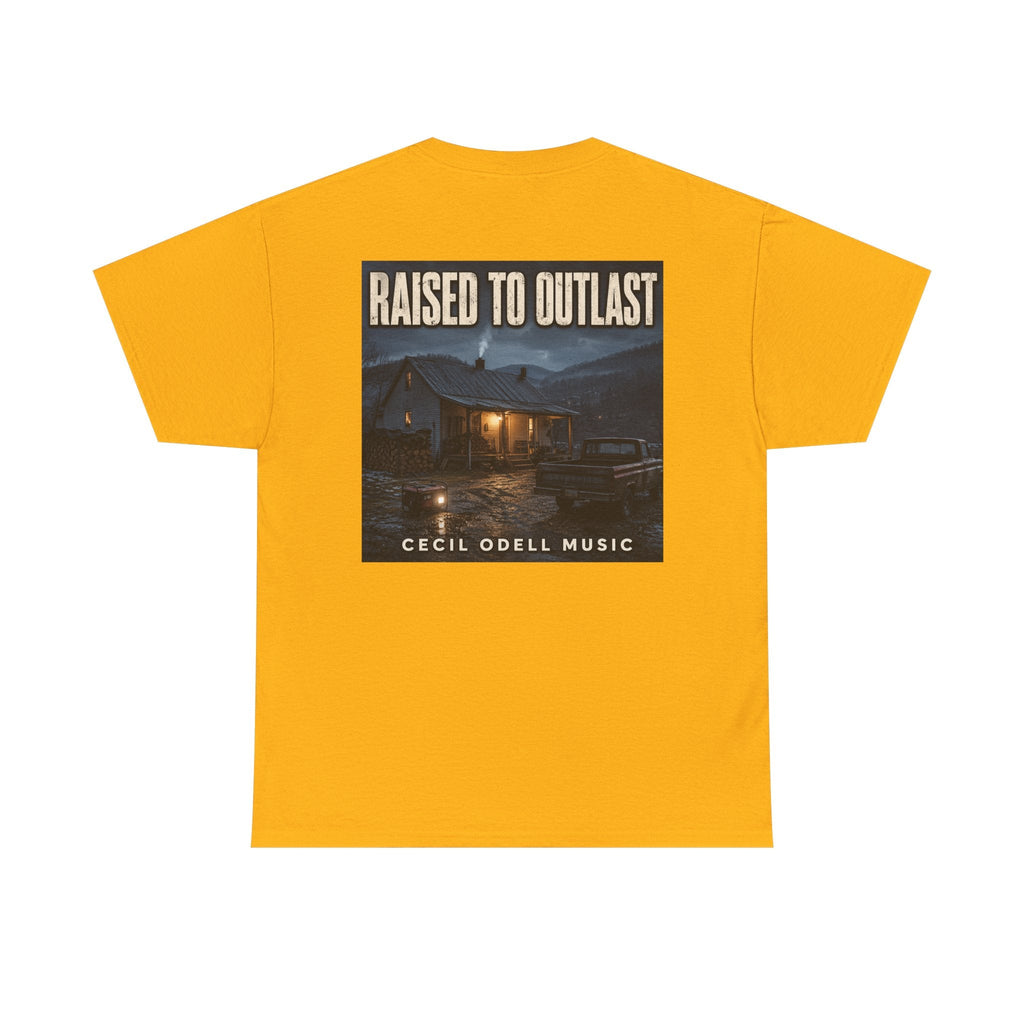 "Raised to Outlast" Tee: Cecil Odell Music Shirt - Cecil Odell Music