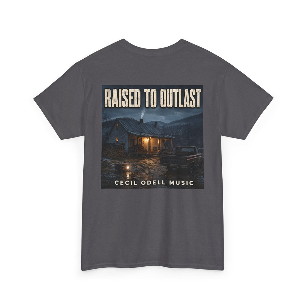 "Raised to Outlast" Tee: Cecil Odell Music Shirt - Cecil Odell Music