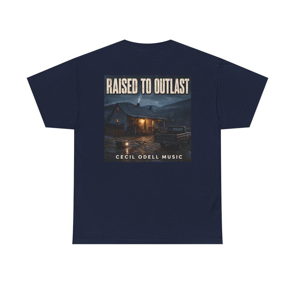 "Raised to Outlast" Tee: Cecil Odell Music Shirt - Cecil Odell Music