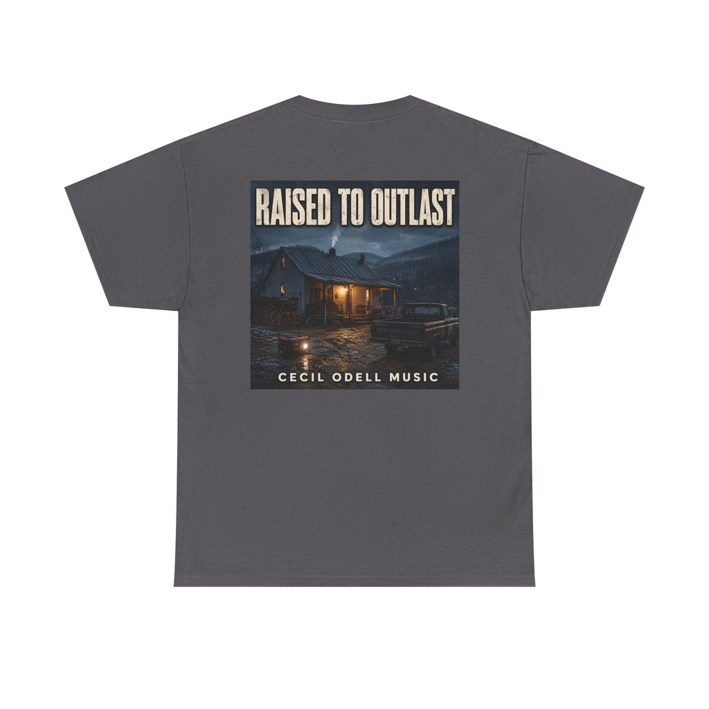 "Raised to Outlast" Tee: Cecil Odell Music Shirt - Cecil Odell Music