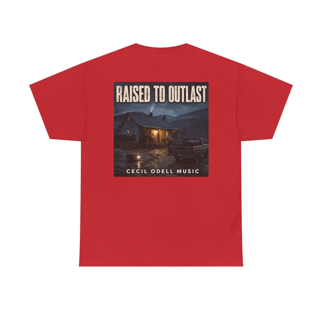 "Raised to Outlast" Tee: Cecil Odell Music Shirt - Cecil Odell Music