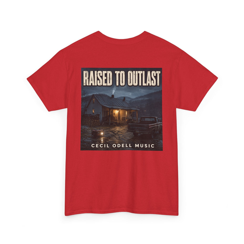 "Raised to Outlast" Tee: Cecil Odell Music Shirt - Cecil Odell Music