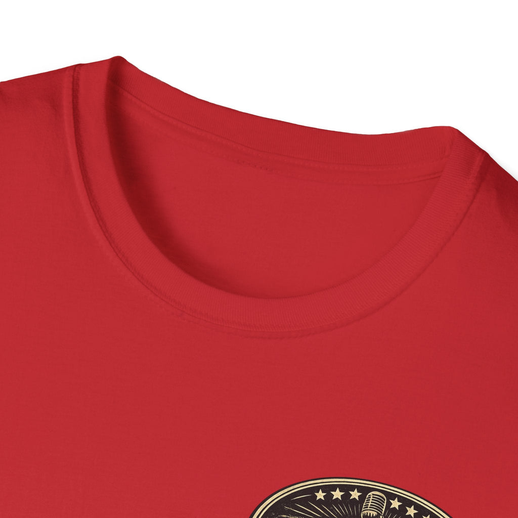 Randolph County Line Graphic T-Shirt: Vintage Sheriff Badge & Sunset Scene - Cecil Odell Music