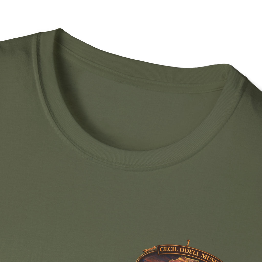 Ritchie County Line T-Shirt: County Sheriff Badge Sunset Graphic Tee - Cecil Odell Music