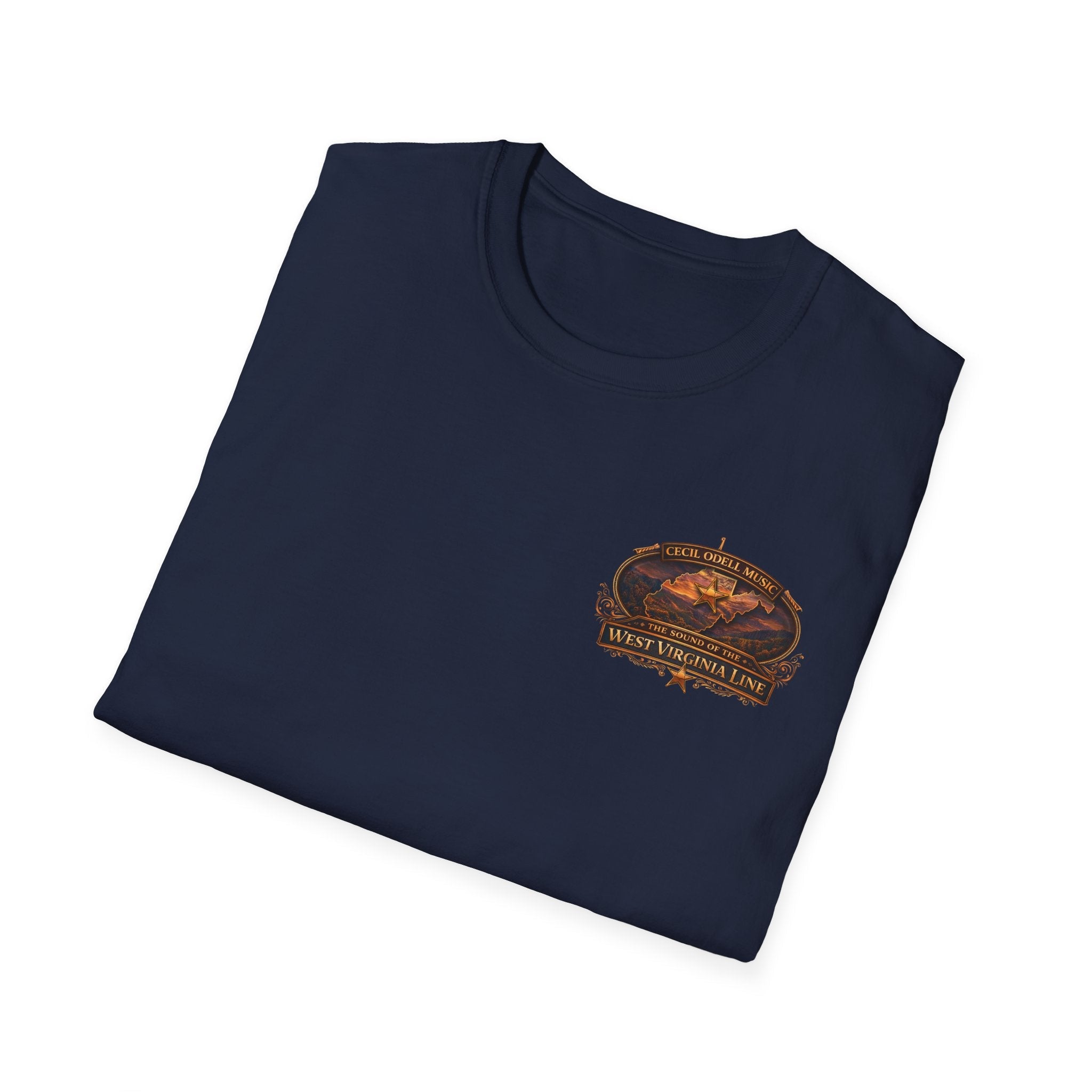 Ritchie County Line T-Shirt: County Sheriff Badge Sunset Graphic Tee - Cecil Odell Music