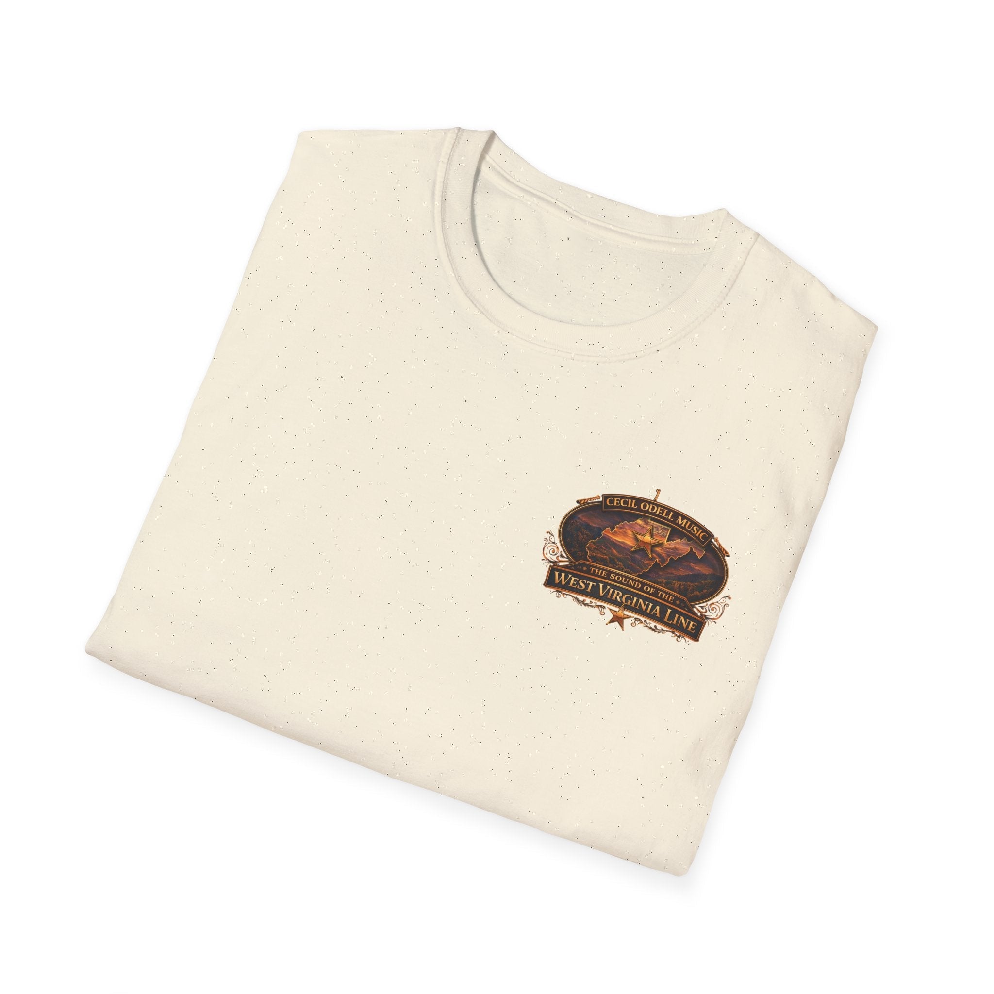 Ritchie County Line T-Shirt: County Sheriff Badge Sunset Graphic Tee - Cecil Odell Music