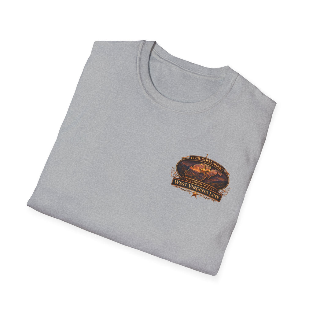 Ritchie County Line T-Shirt: County Sheriff Badge Sunset Graphic Tee - Cecil Odell Music
