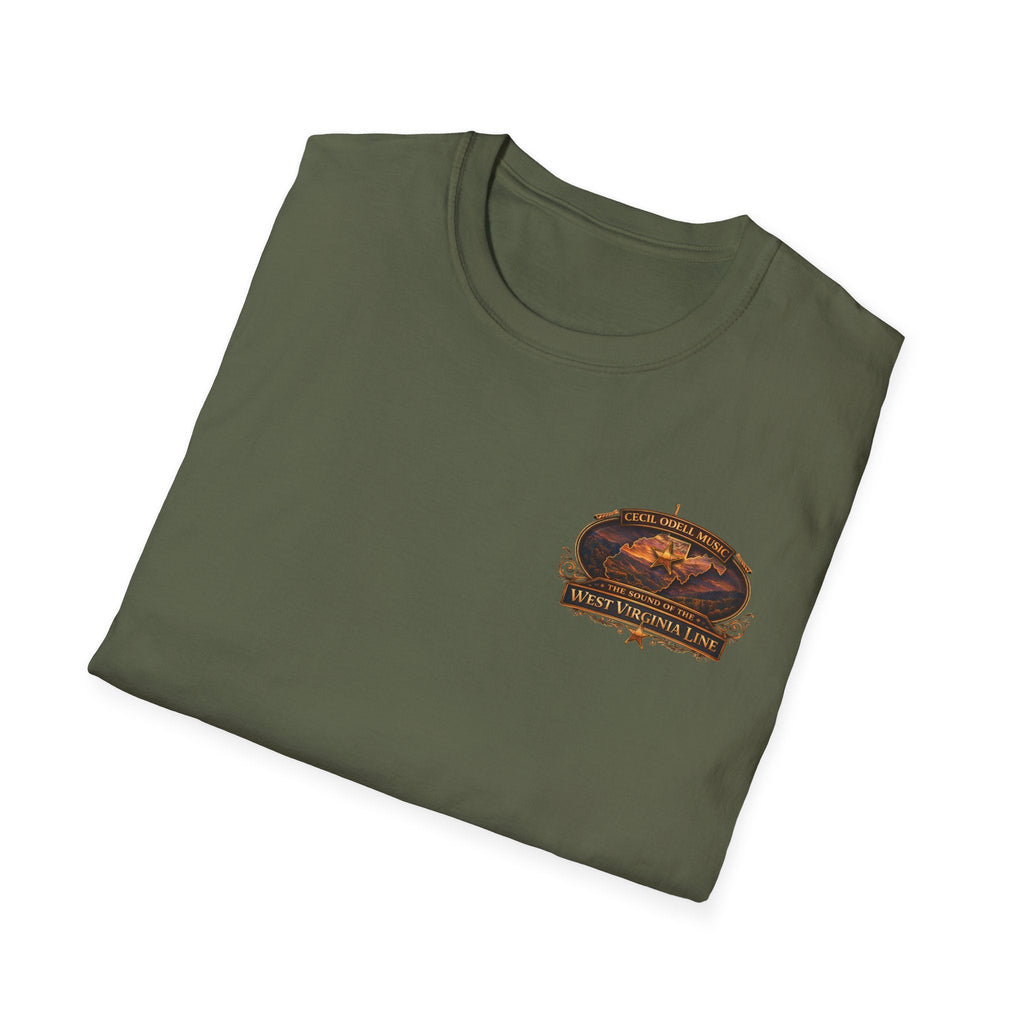 Ritchie County Line T-Shirt: County Sheriff Badge Sunset Graphic Tee - Cecil Odell Music