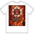 Rivesville Volunteer Fire Department 'Hold That Line' Firefighter T-Shirt - Cecil Odell Music