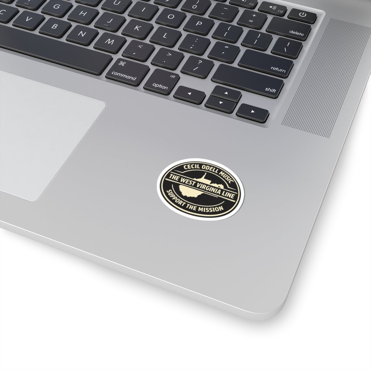 Round Support the Mission Sticker - Cecil Odell Music