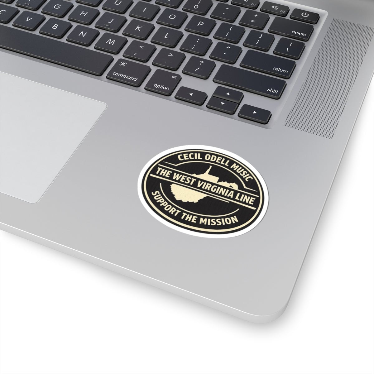 Round Support the Mission Sticker - Cecil Odell Music