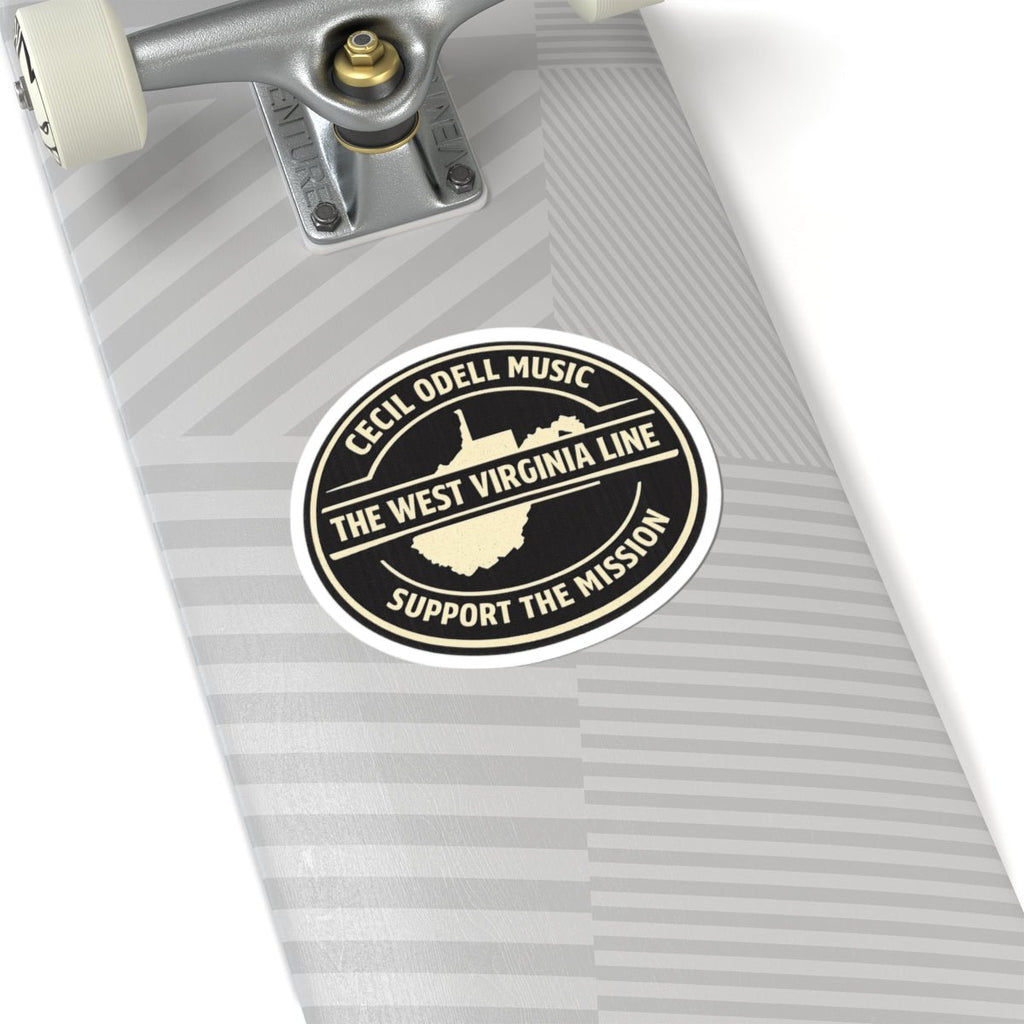 Round Support the Mission Sticker - Cecil Odell Music