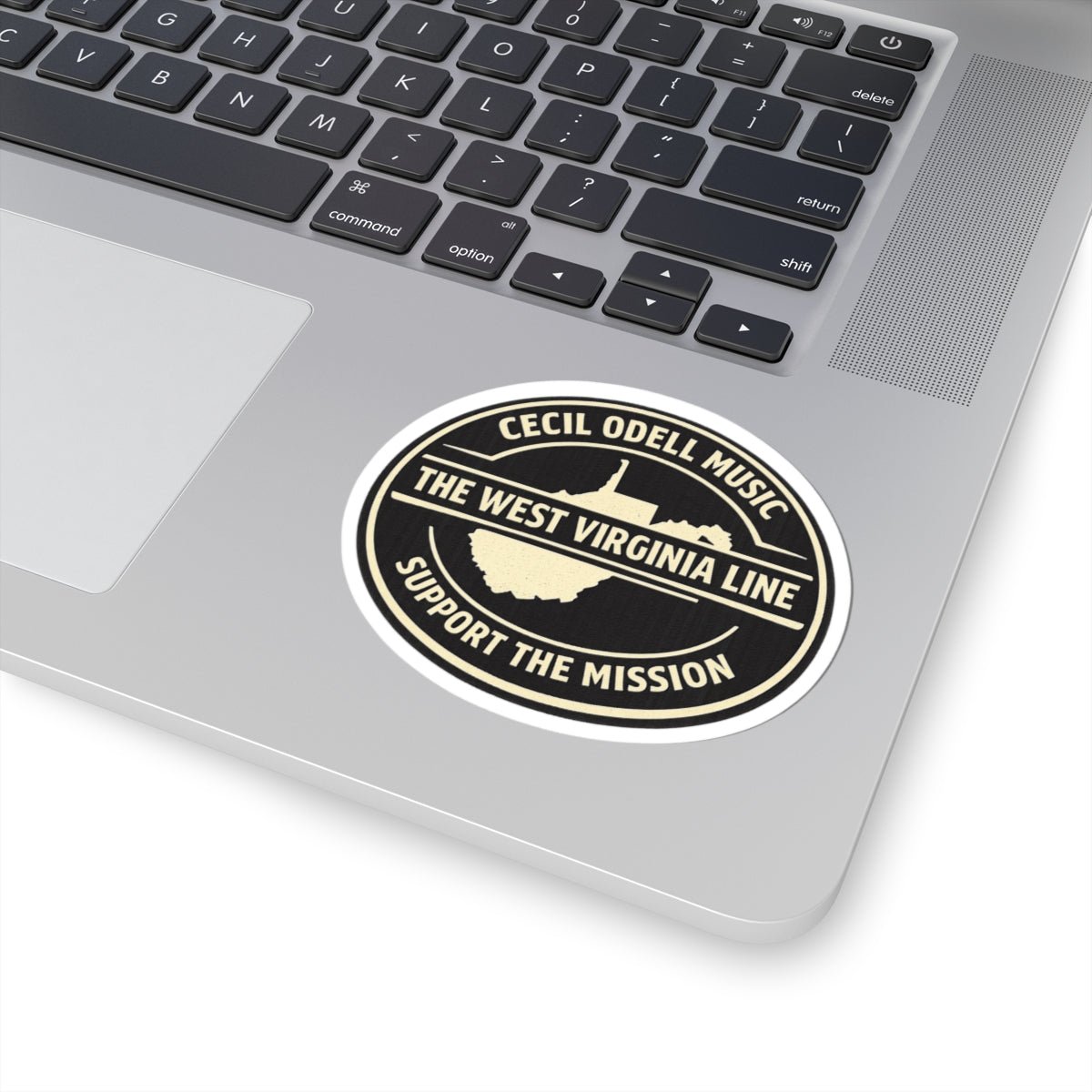 Round Support the Mission Sticker - Cecil Odell Music